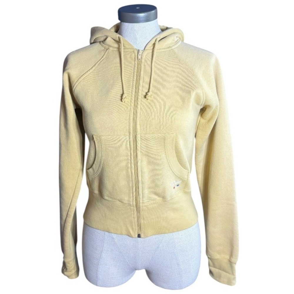 Walls Authentic Ranch Wear Womens XS Yellow Thermal Lined Full Zip Hoodie Jacket
